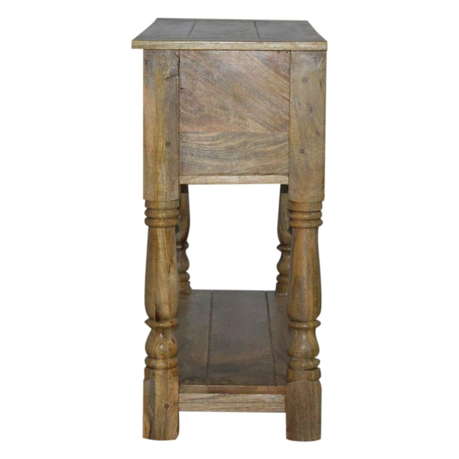 Solid Mango 2 Drawer Console - Image 9