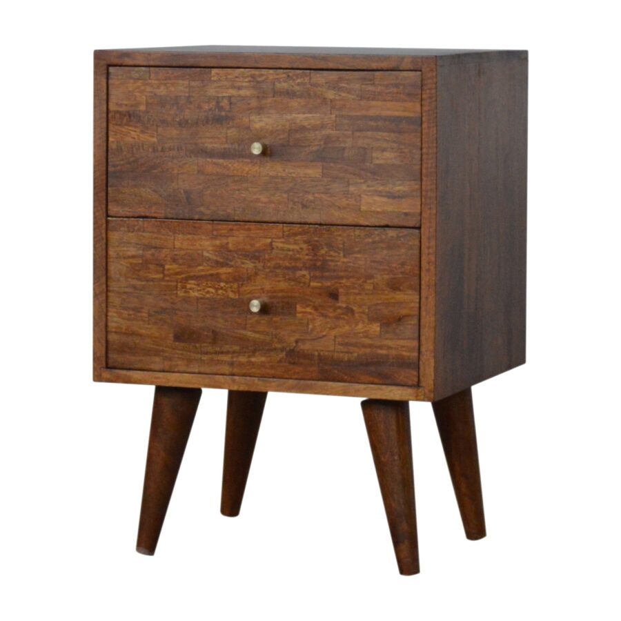 in1003 mixed chestnut bedside
