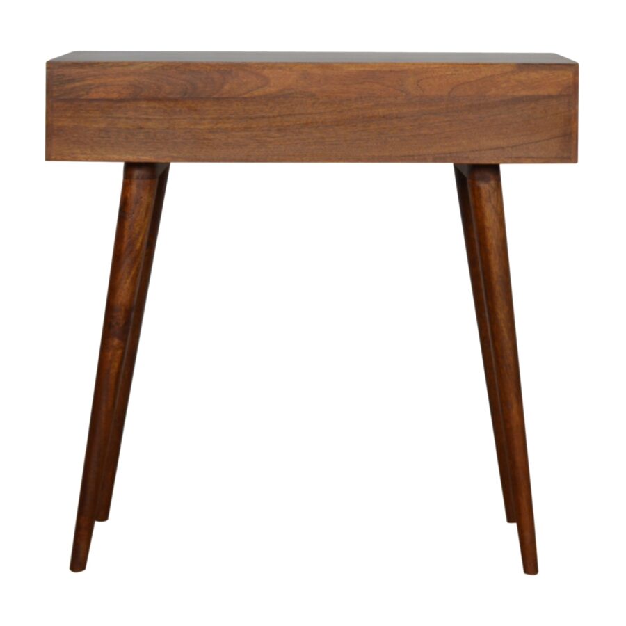 in1009 assorted chestnut console table