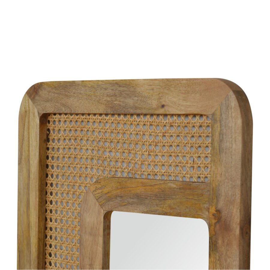 in1139 long woven mirror