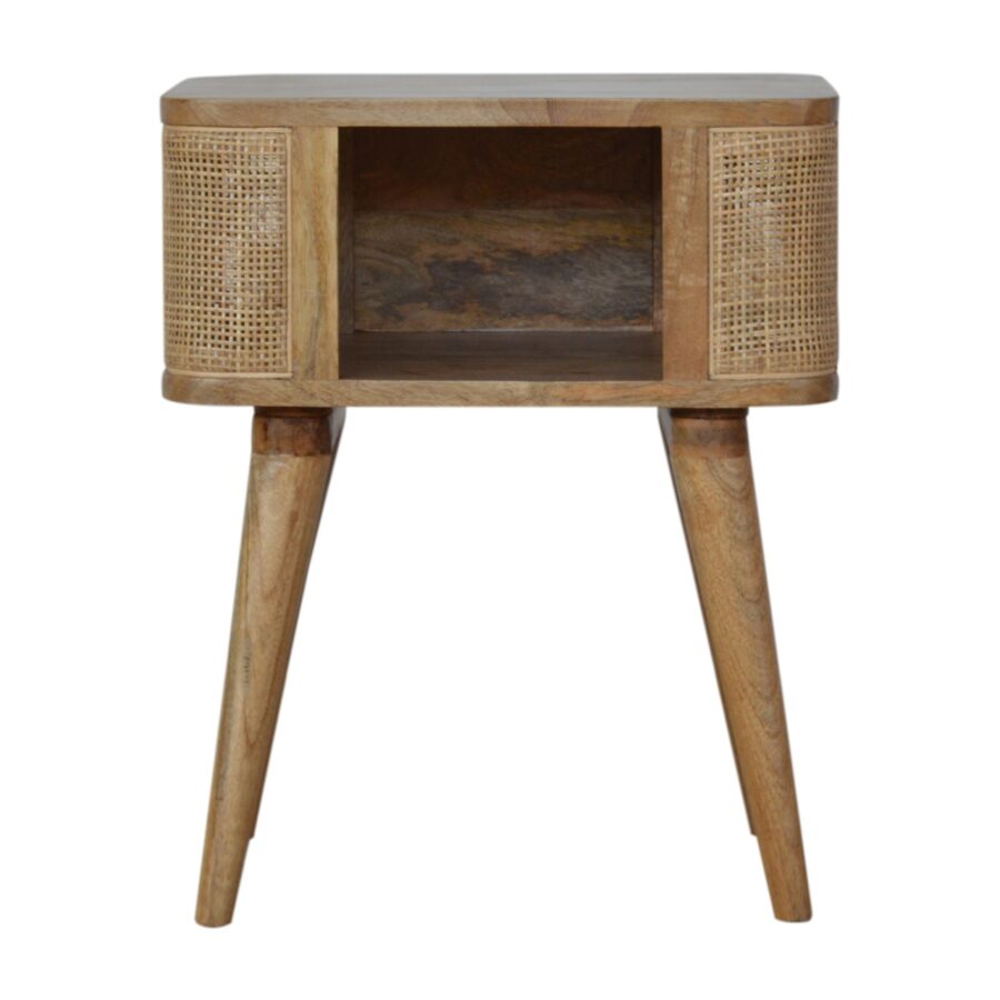 in1140 woven open slot bedside