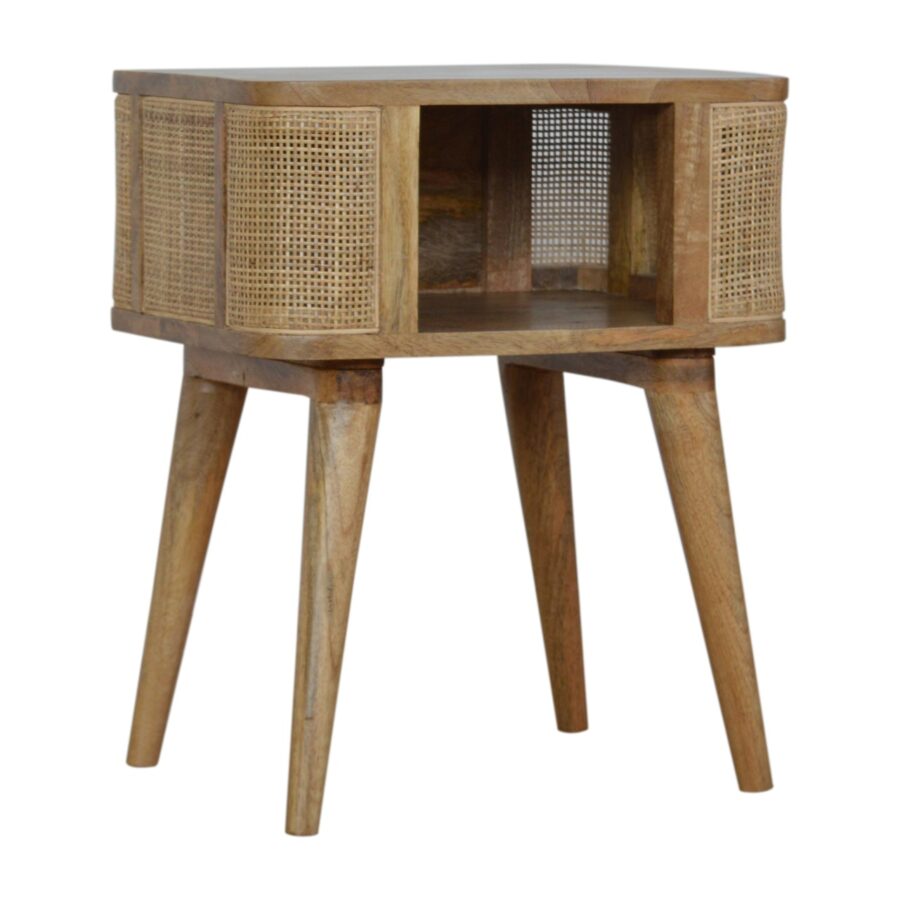 in1140 woven open slot bedside