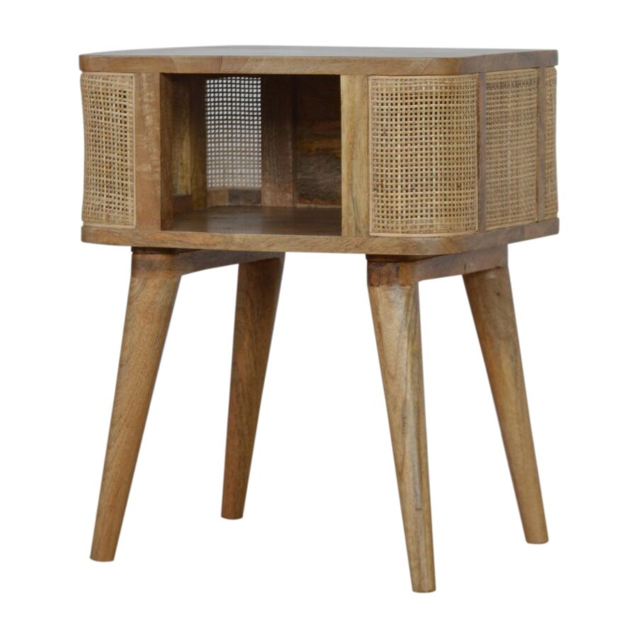 in1140 woven open slot bedside