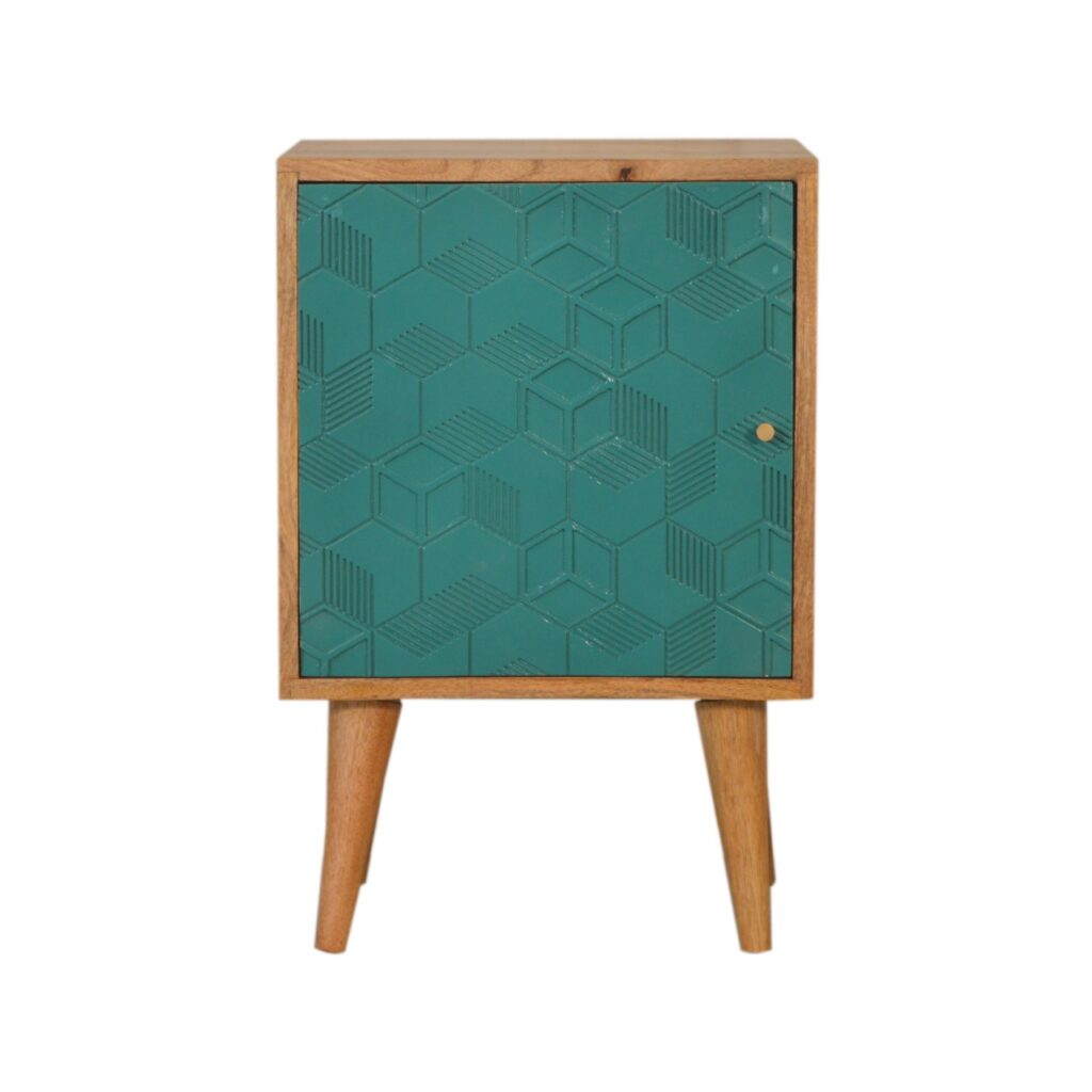 in1534 acadia teal bedside