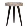 in1652 honeycomb mosaic end table