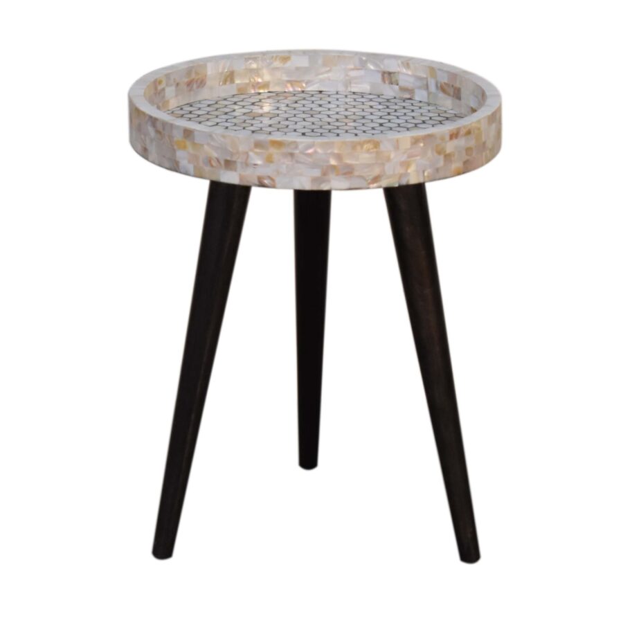 in1652 honeycomb mosaic end table