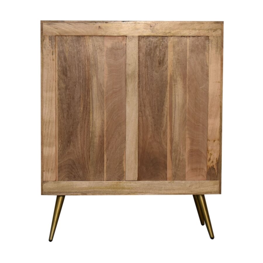 in1690 sleek cement brass inlay cabinet