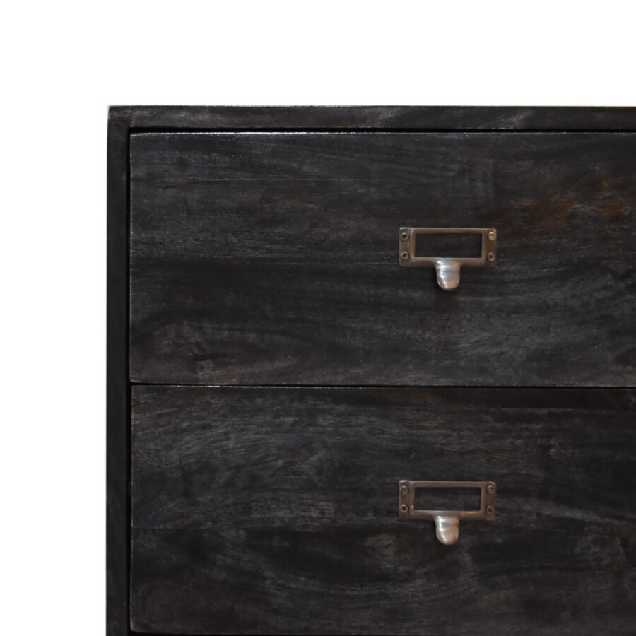 in1717 ash black filing cabinet