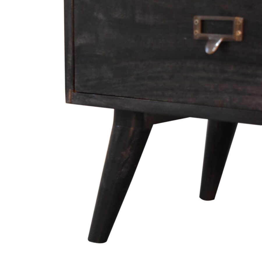 in1717 ash black filing cabinet