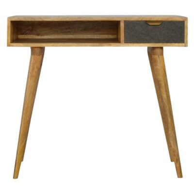 Bureau in184 en tweed gris