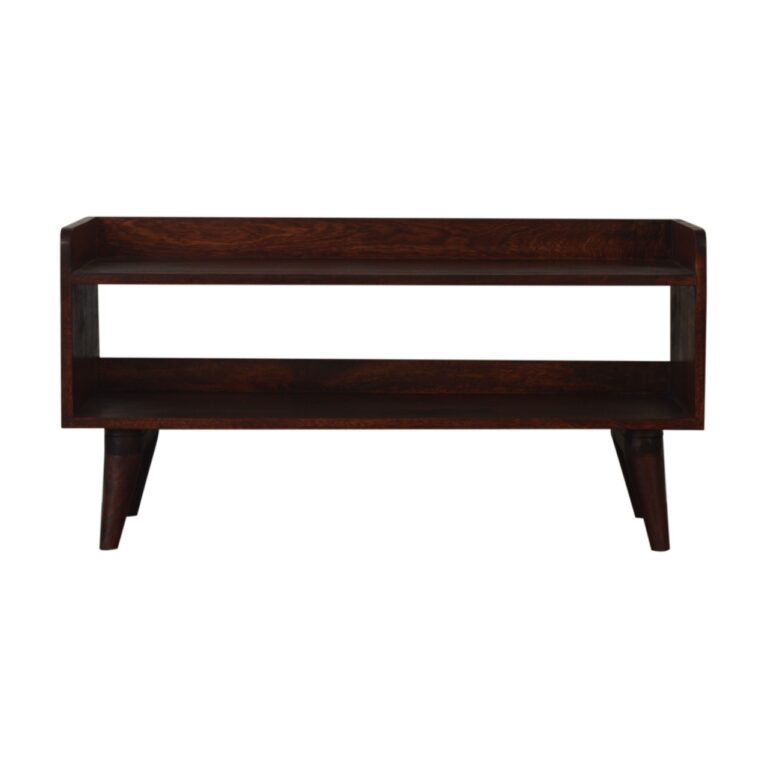 in2106 nordic style open shoe storage bench