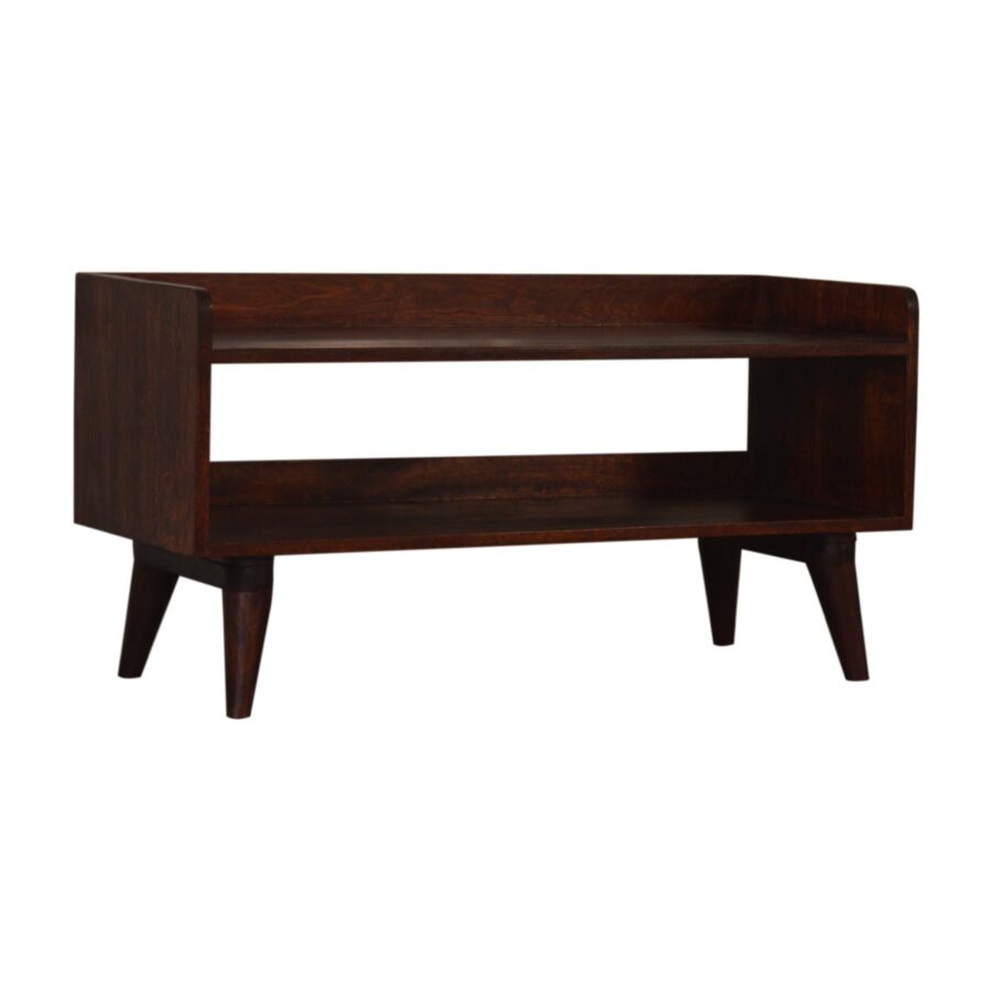 in2106 nordic style open shoe storage bench