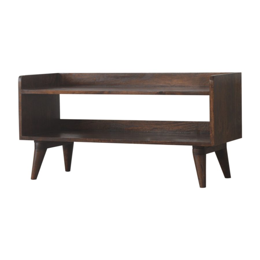 in2107 nordic walnut finish storage bench