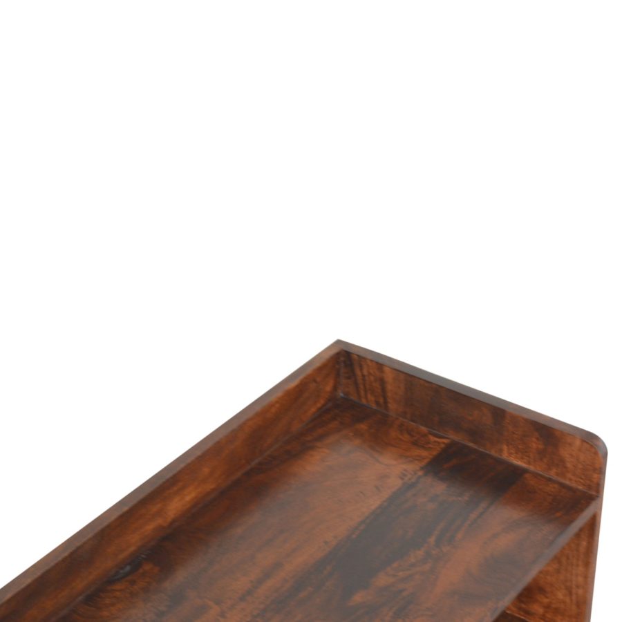 in2107 nordic walnut finish storage bench