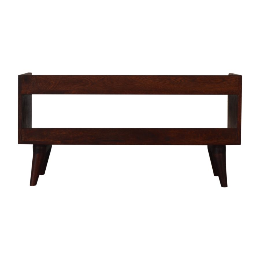 in2107 nordic walnut finish storage bench