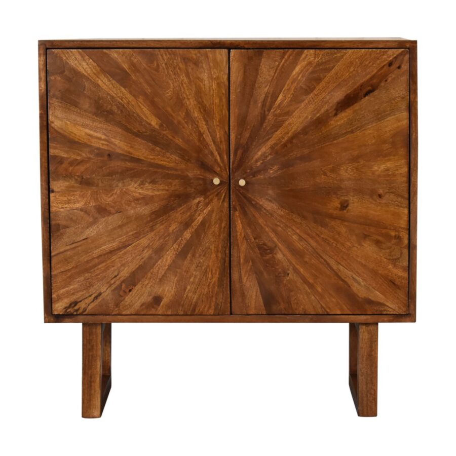 in2120 u shape chestnut sunrise cabinet