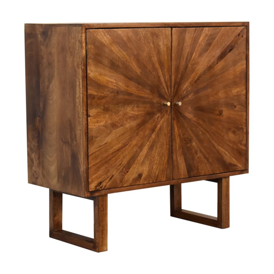 in2120 u shape chestnut sunrise cabinet