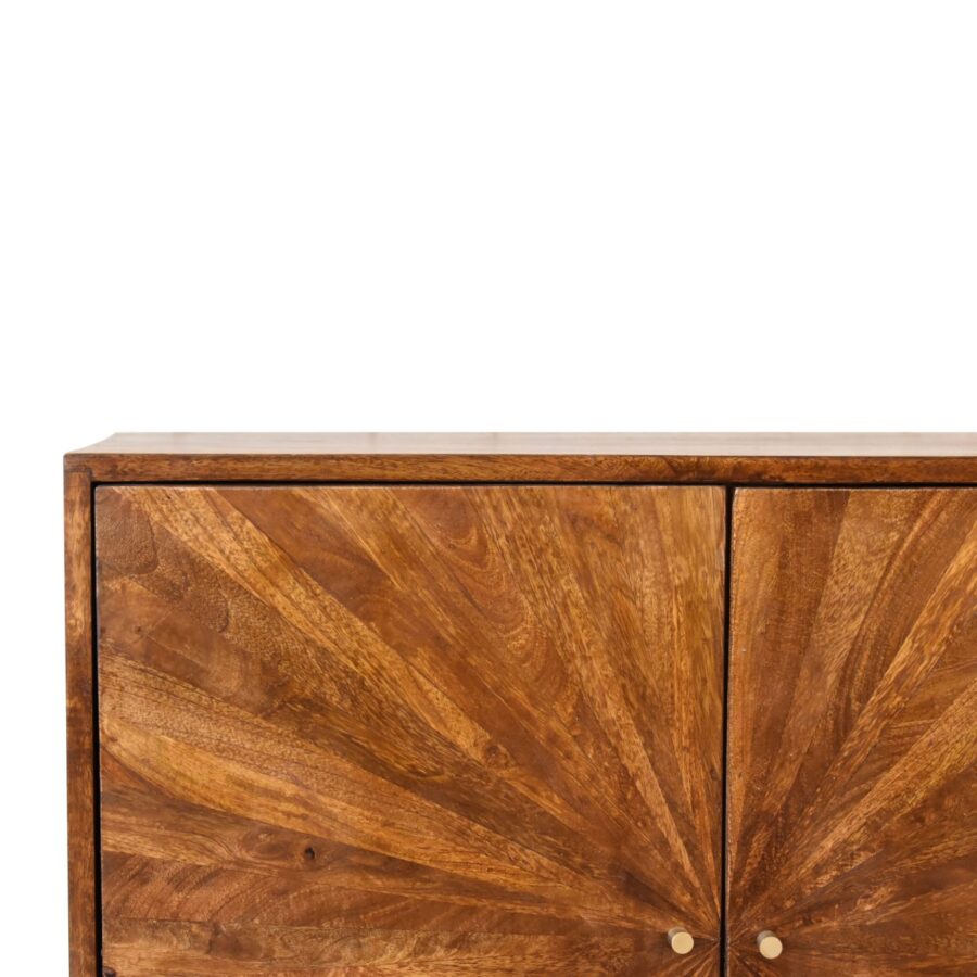 in2120 u shape chestnut sunrise cabinet