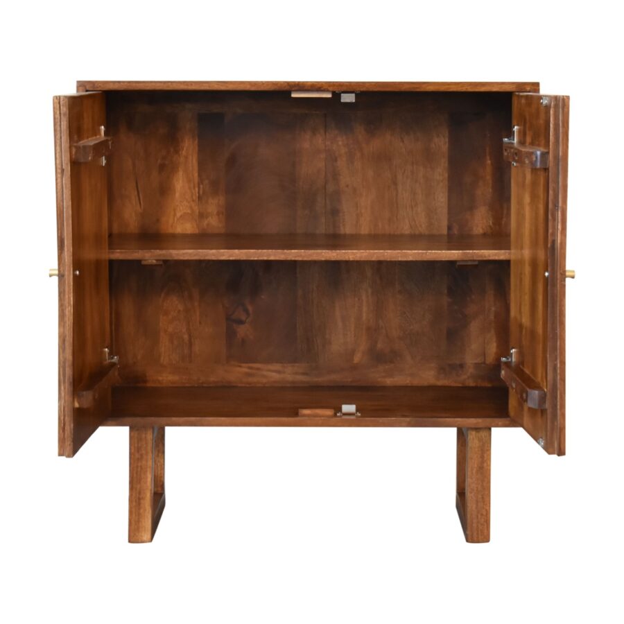 in2120 u shape chestnut sunrise cabinet