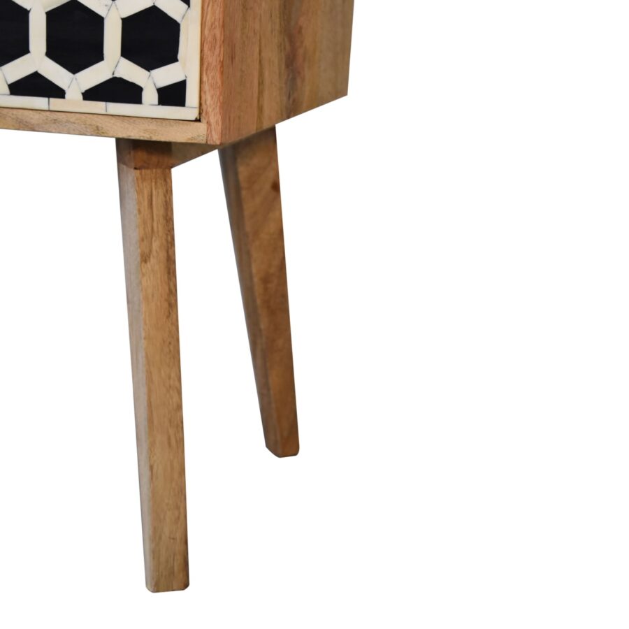in2130 bone inlay scandinavian style bedside