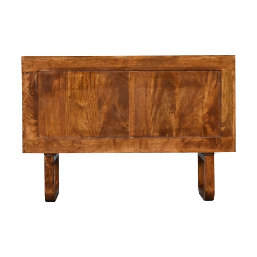 in2138 u chestnut pineapple carved sideboard
