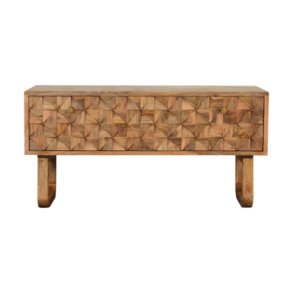 in2139 u shape pineapple storage bench