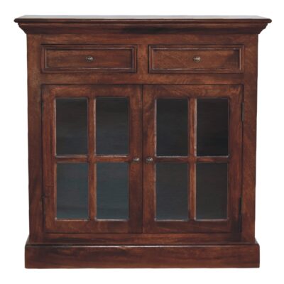 in3370 cherry cabinet with glazed doors