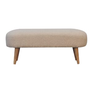 in3452 boucle hallway bench