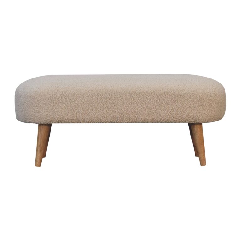 in3452 boucle hallway bench