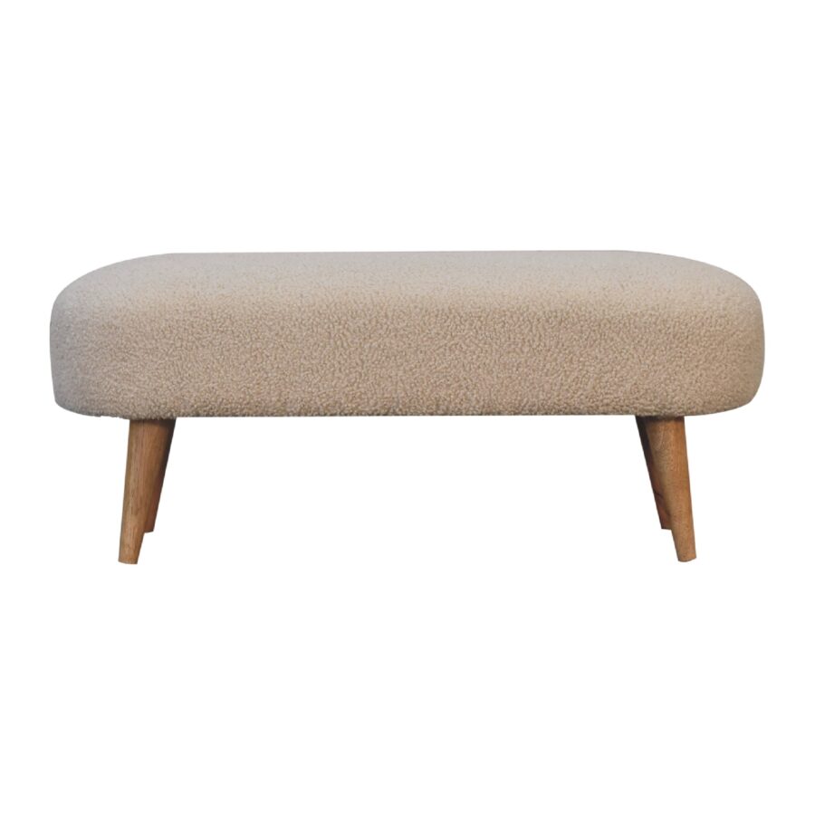 in3452 boucle hallway bench