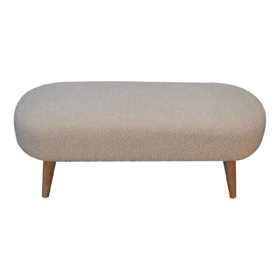 in3452 boucle hallway bench