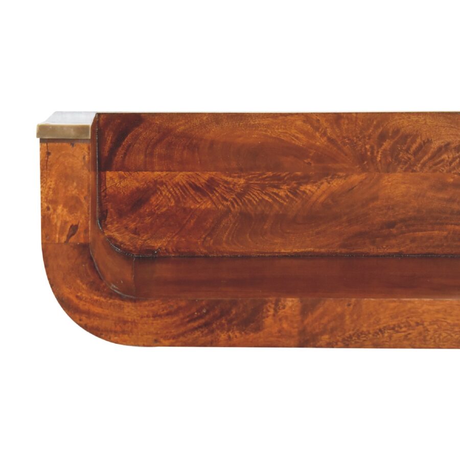 in3456 indira chestnut floating console table