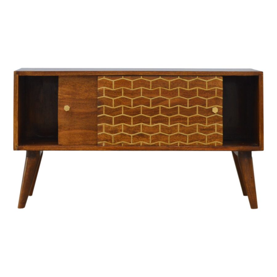 in346 gold art pattern sideboard