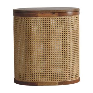 in3461 rattan lid up storage stool
