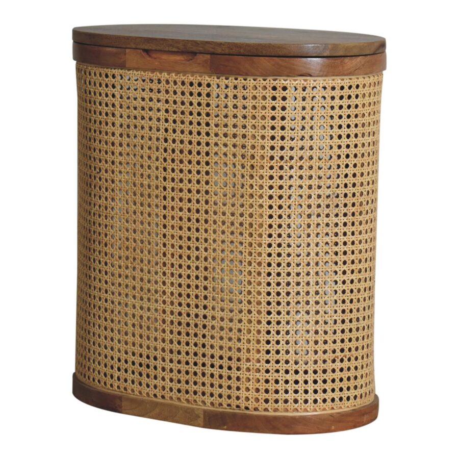 in3461 rattan lid up storage stool