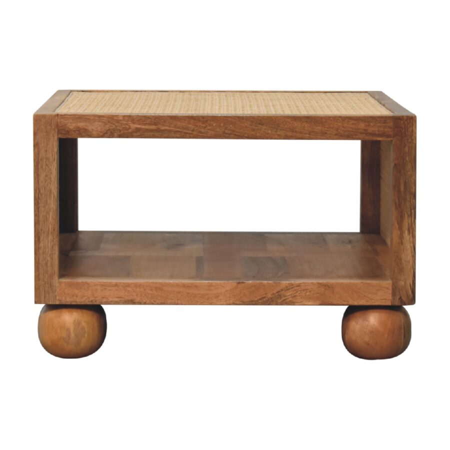 in3463 petite table basse en rotin