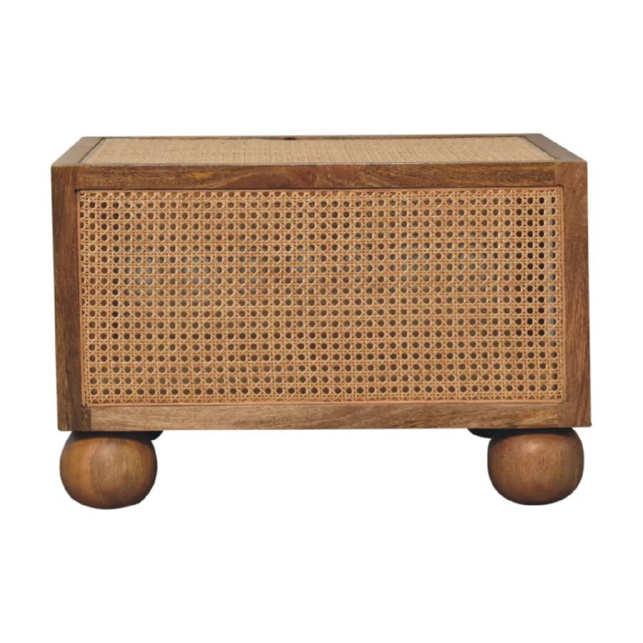 in3463 small rattan coffee table