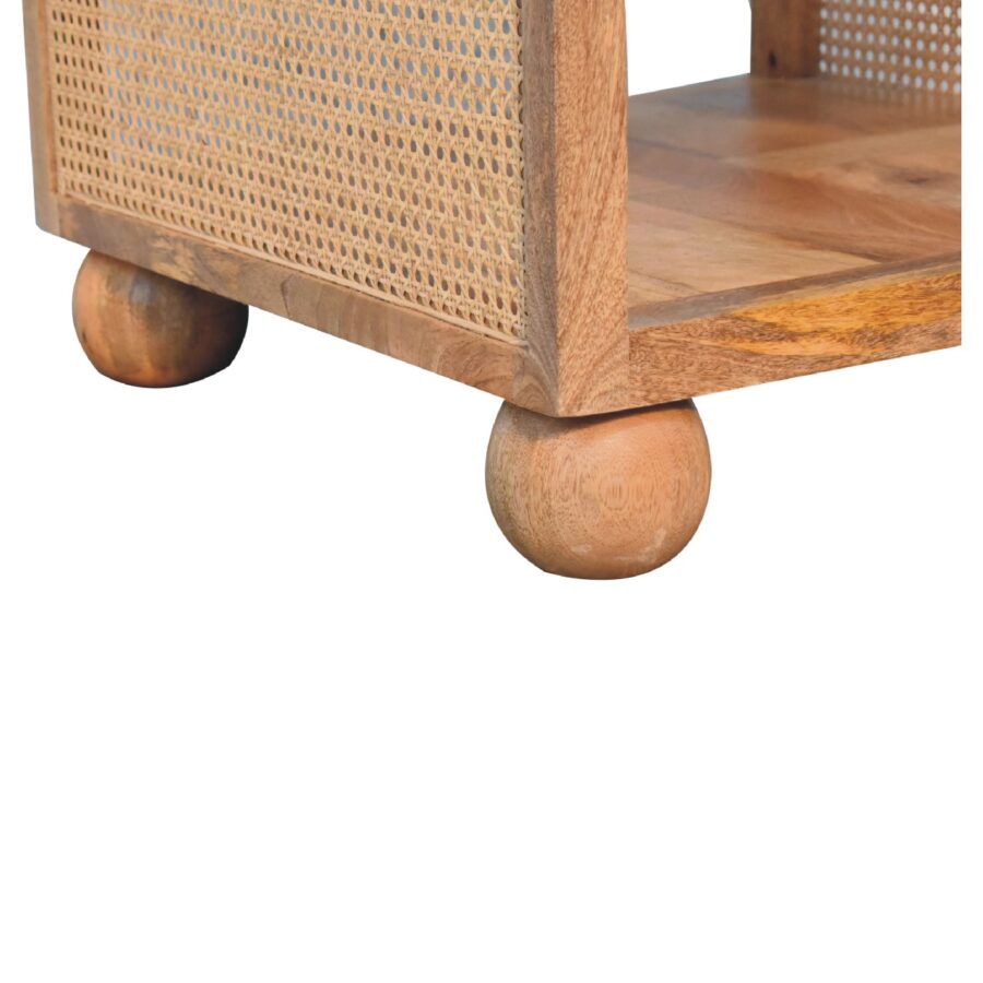 in3463 petite table basse en rotin