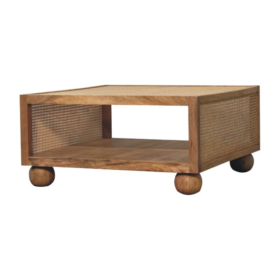 in3464 large rattan coffee table