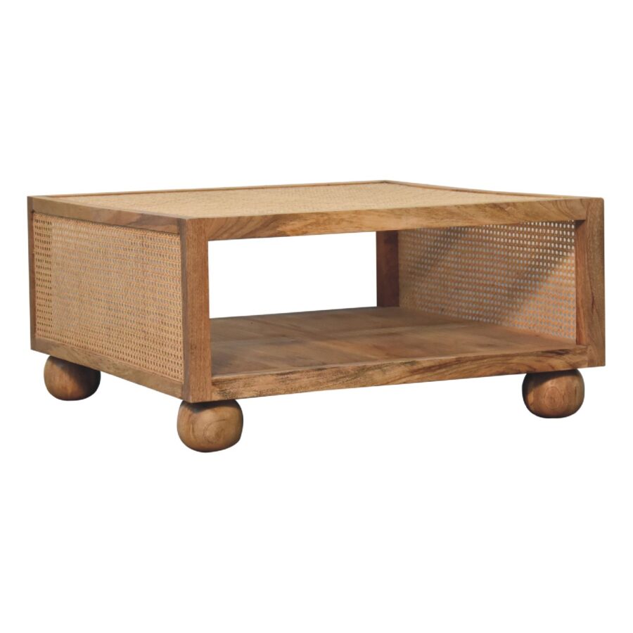 in3464 large rattan coffee table