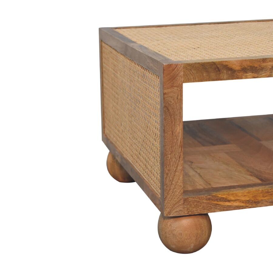 in3464 large rattan coffee table
