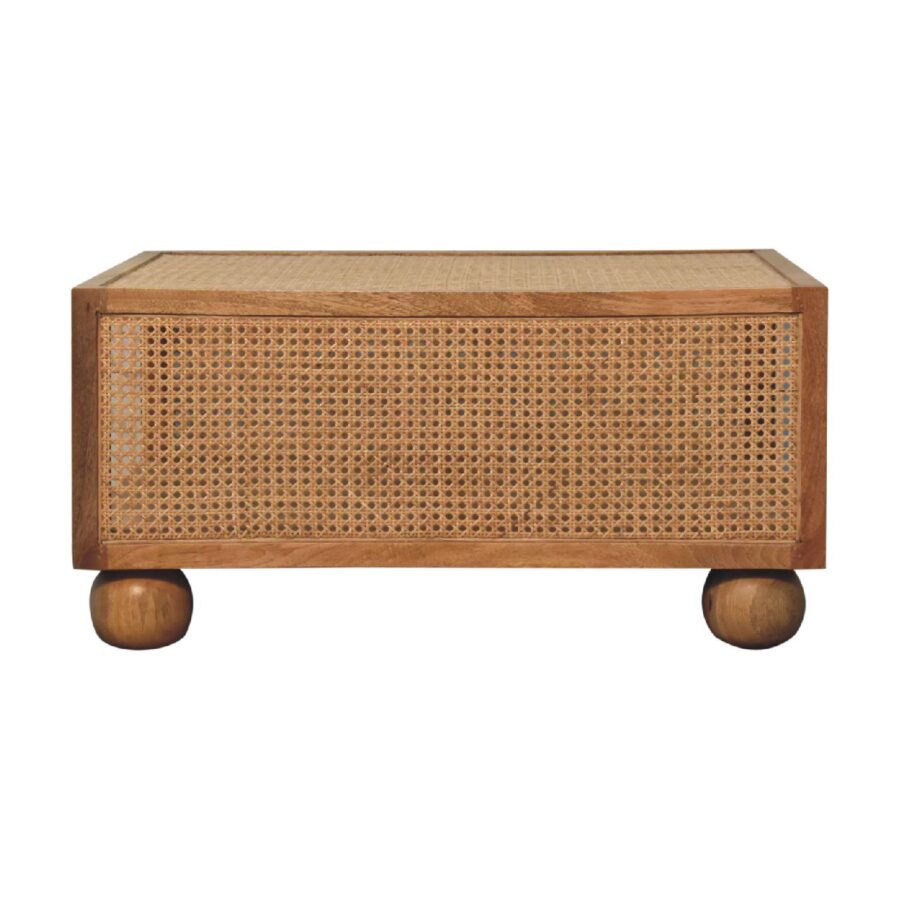 in3464 large rattan coffee table