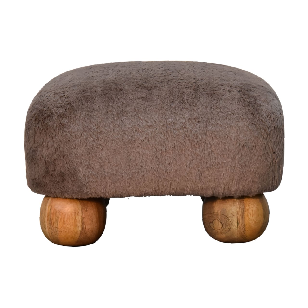 Mocha footstool cheap