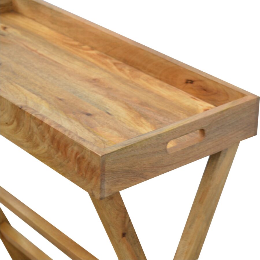 in525 butler tray with foldabale legs