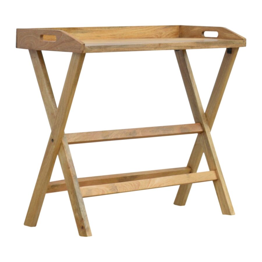 in526 butler style writing desk with foldable legs