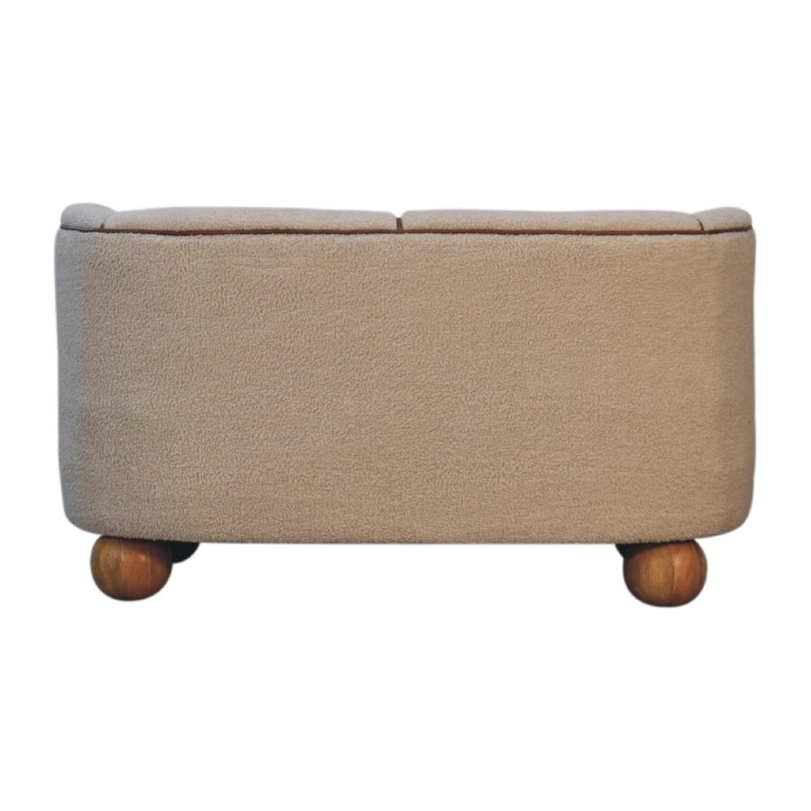 in3487 mała sofa boucle kremowa buffalo