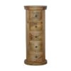 granary royale slim drum chest with 5 drawers