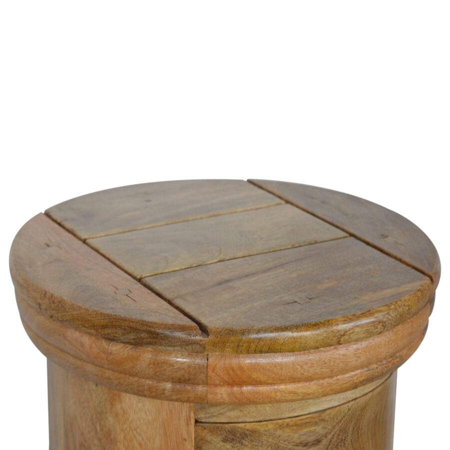 Commode tambour mince Granary Royale avec 5 tiroirs