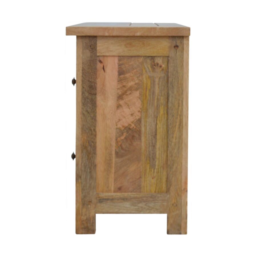 Commode tambour mince Granary Royale avec 5 tiroirs