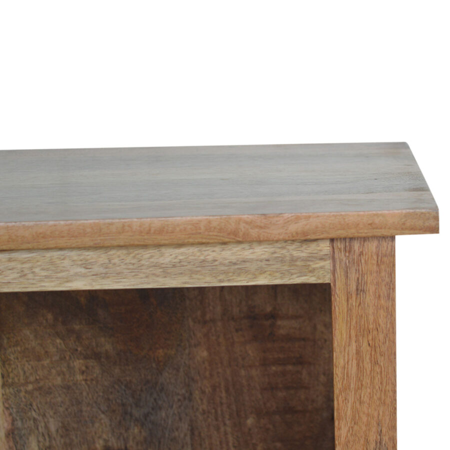 table basse de style campagnard avec 4 tiroirs